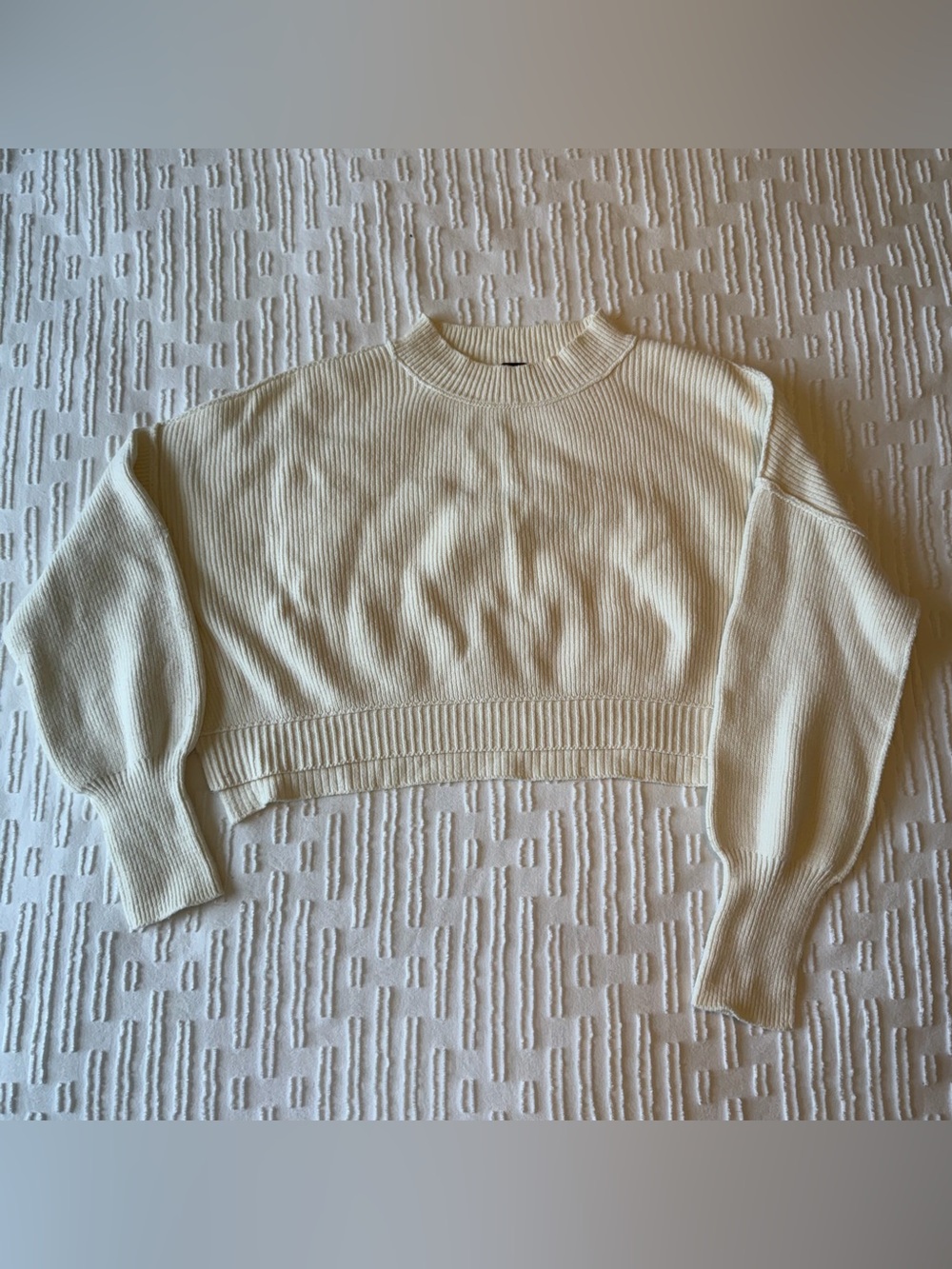 Free People Easy Street Crop Pullover in Moonglow